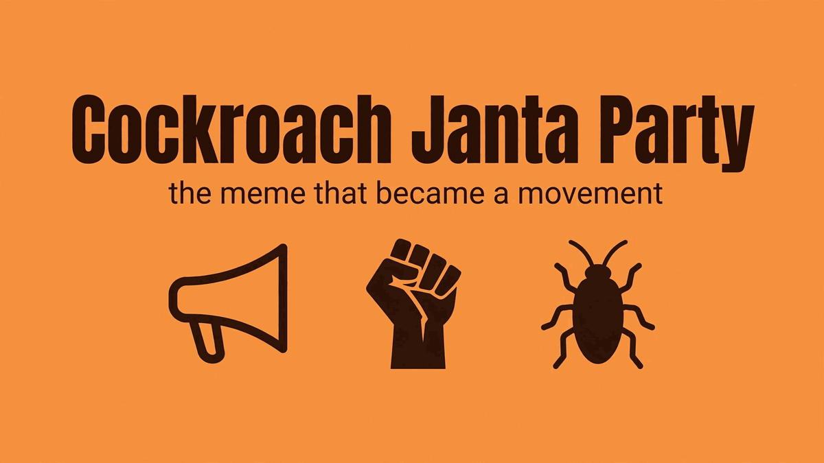 Cockroach Janta Party — app/website Hero Image